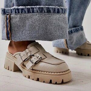 New Free People Buckle Lyra Lug Loafers Size 9 MSRP: $168